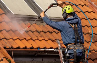 Démoussage et hydrofuge de toiture à Ascain